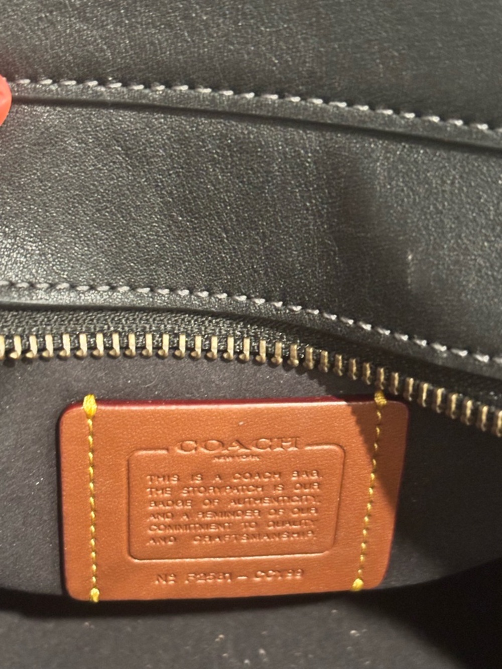 Coach Black Leather Mini Satchel with Gold Hardware - Picture 10 of 10